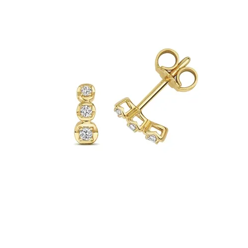 Diamond Drop Earring 0.11ct